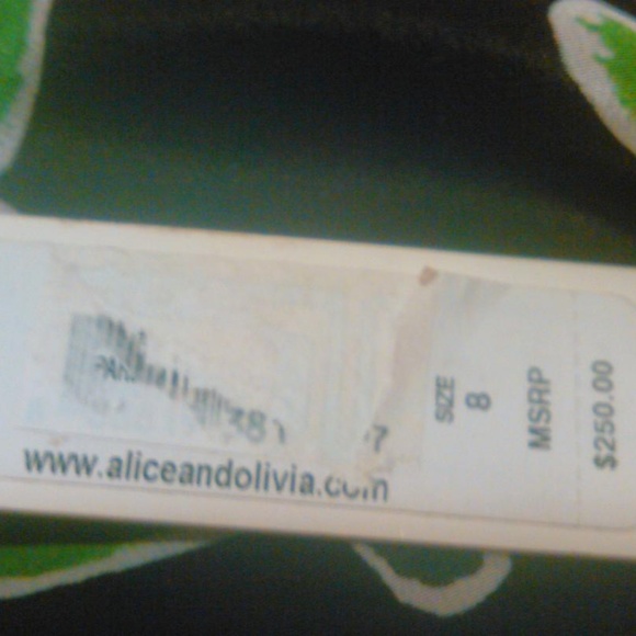 Alice + Olivia lined silk skirt, size 8 - Picture 5 of 7